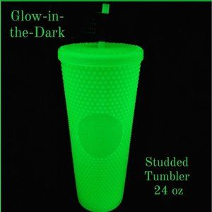 Starbucks Lemongrass Glow in the Dark Studded Tumbler Venti 24oz Halloween 2022